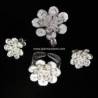 APK 012 Subang + liontin+ Cincin Persegi lady day set   SYT