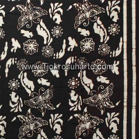 Batik Yogya Cap Petilan Tumpal Kupu Cemeng Slarak BTN