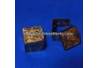 Box kotak Grajen 3,5x3,5 cm kuningan TNI