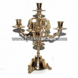 GCC 222 Tempat Lilin Cabang 5  tgg: 27 cm SYN