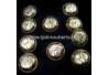 Kancing RI emas 1 Set isi 10