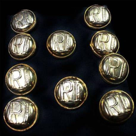 Kancing RI emas 1 Set isi 10
