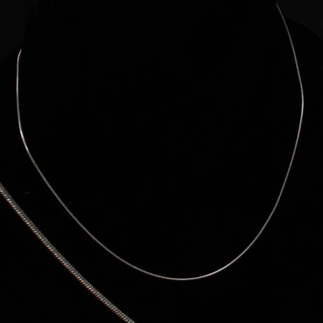 APL 163 Kalung Perak 925 Rantai   bulat gilap SDR X