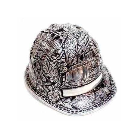 Helm Proyek Almunium ukir Alat Berat 23x16x30 cm TPN