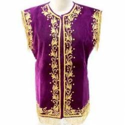 HKB 164 Baju Golek Solo Bludru LL Ungu SGM