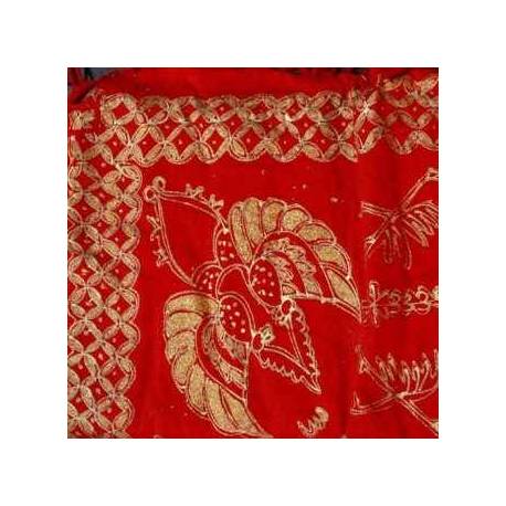 DKL 020 Kain Kampuh Manten Prodo Solo Merah Prodo Kristal warna SRL