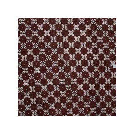 BBP 242 Batik Kombinasi Jogja Motif Kawung putih sogan BTN