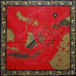 Taplak Peta indonesia merah 1,05x1,05 SMR