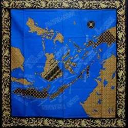 Taplak Peta indonesia Biru 1,05x1,05 SMR