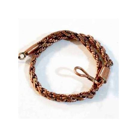 EPG 163 Gelang Tembaga Kembang Suruh 25 cm (19) ZNI