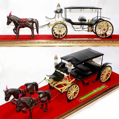 GCC 289 Miniatur Kereta Kraton Bedoyo Permili +Kuda DVI
