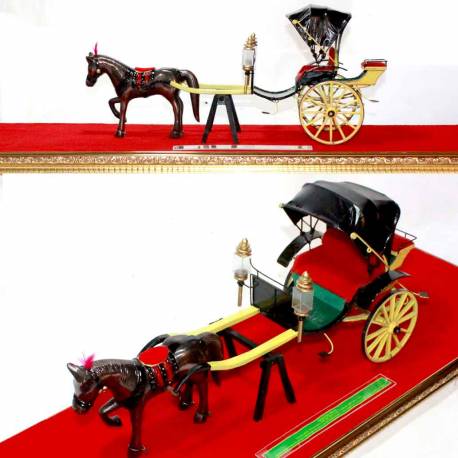 GCC 287 Miniatur Kereta Kraton Kapulitin+Kuda DVI