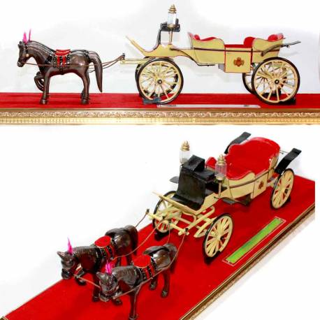 GCC 276 Miniatur Kereta Kraton Jongwiat +Kuda DVI