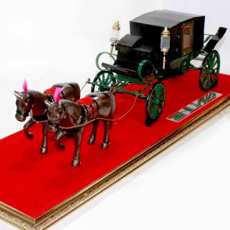 GCC 261 Miniatur Kereta Kraton Landouwer wisman+Kuda DVI