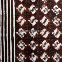 Wiyar Yogya Cap Petilan Parang kotak seling nitik Tumpal slarak, 235 cm x 115 cm BTN
