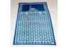 Sajadah Batik Cap Biru tosca Kawung kembang BTN