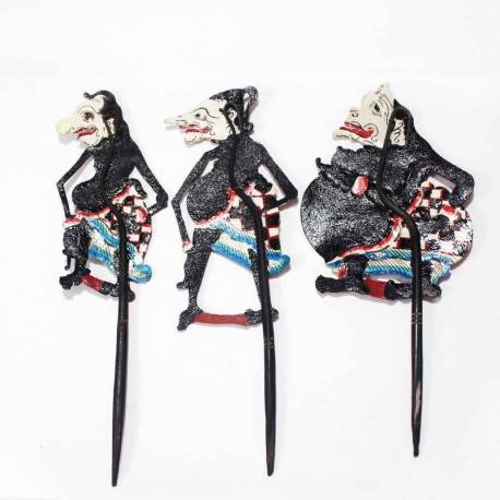 JPS 043 1 set Wayang Punokawan mini