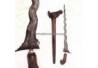 Keris Madura Bimo kurdo pamor kulit semongko luk 15 Koso Madura (7)
