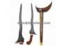 Keris Jangkung luk 3 Kulit semongko Mataram (C2)