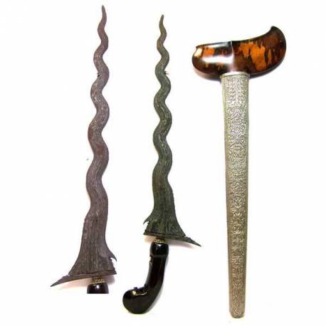Keris Parung Sari luk 13 Kulit Semongko Madiun (B2)