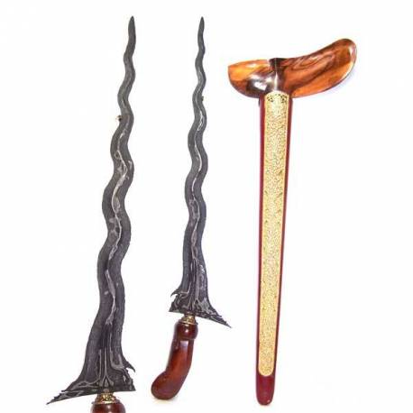 Keris Parung Sari luk 13 Kulit semongko mataram (B1)