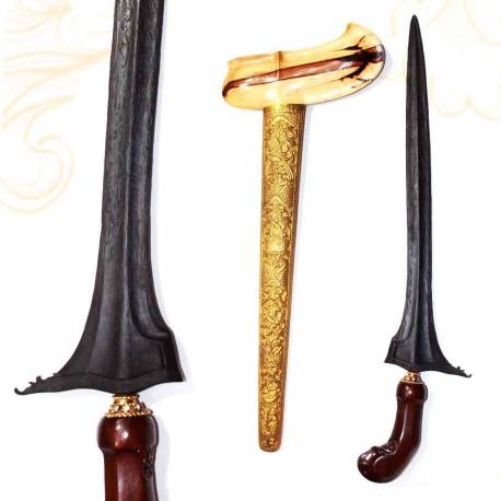 Keris Jalak Tilam sari Kelap Lintah Kelengan mataram Pakubuwono (B1) x