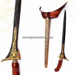 Keris Jalak ngore kamarogan tlasah emas 7 wedono nyanak mataram (A)