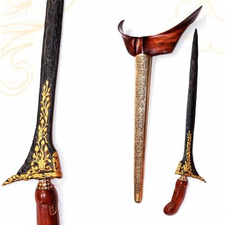 Keris Jalak ngore kamarogan tlasah emas 7 wedono nyanak mataram (A)