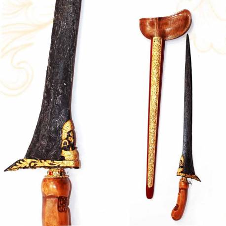 Keris Liman kamarogan tlasah emas 5 Wedono Beras Wutah mataram (A)