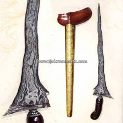 Keris Sempono Luk 9 Kulit semongko Cirebon (B2)