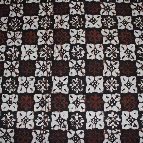BCP 451 Batik Yogya Cap  Petilan cepoko kotak besar BTN