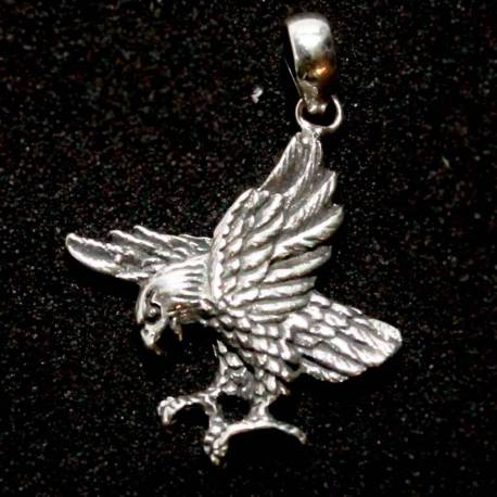 APL 033 Liontin Perak 925 Burung elang (9) SRE