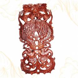 CTP 333 Tempat Keris Dinding lung jatayu kembar 34x65 cm WYM