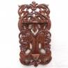 CTP 330 Tempat Keris Dinding lung naga kembar 32x65 cm WYM