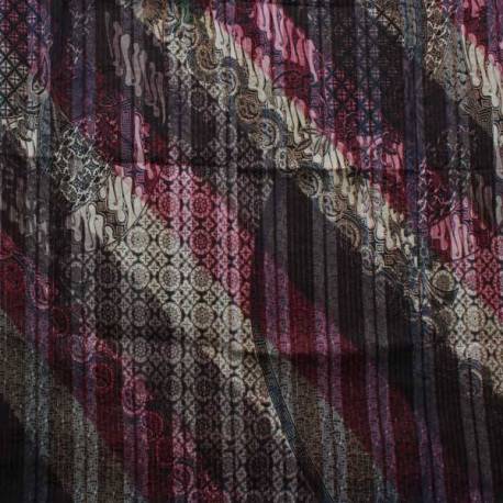 BHT 189 Bahan Tenun Ikat Batik Gradasi serat kayu B 210x100 cm NSK
