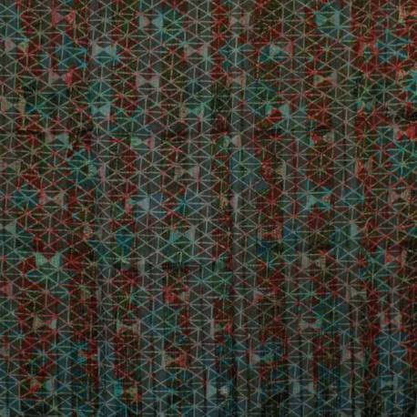 BHT 201 Bahan Tenun Ikat Batik Gradasi serat kayu N 210x100 cm NSK