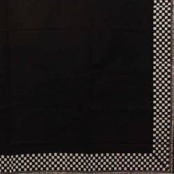 BCP 316 Batik Yogya Cap  Petilan Kelengan Hitam Tumpal Poleng