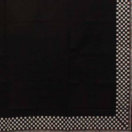 BCP 316 Batik Yogya Cap  Petilan Kelengan Hitam Tumpal Poleng