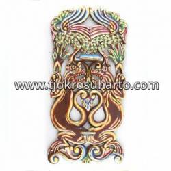 CTP 357 Tempat Keris Dinding Grenjeng lung singa 32x65 cm WYM