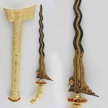 CPR 863 Keris Bali selut emas garuda yeksa kamarogan emas WLY