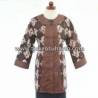 BPR 199 Blus Batik sogan kombinasi polos