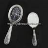 Cermin Oval tangkai sepuh perak bakar 4,5 x 13 cm DRM