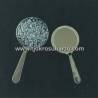 ELR 023 Cermin bulat tangkai sepuh perak 5,5x11,5 cm DRM