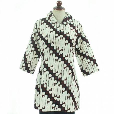 BPR 717 Blus Batik cap sogan model A BCP 091 L