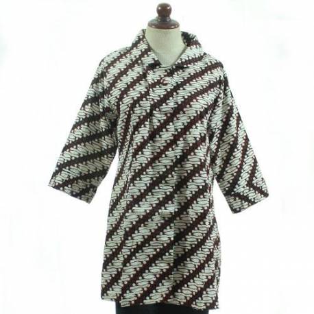BPR 721 Blus Batik cap sogan model A BCP 102 XL