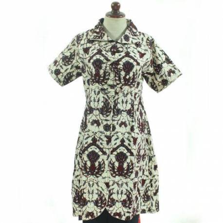 BPR 729 Blus Batik cap sogan model B BCP 187 XL