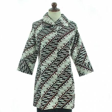 BPR 738 Blus Batik cap sogan model C BCP 188 L