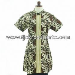 BPR 744 Blus Batik Cap sogan lurik Model C BCP 604 lengko centhung sling kembang BTN