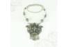 EPK 098 Kalung sepuh perak bakar bunga padma (42) SRE