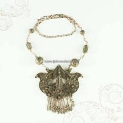 EPK 099 Kalung Tembaga bunga padma (43) SRE